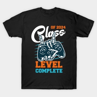 Class Of 2024 Level Complete Graduation kids T-Shirt